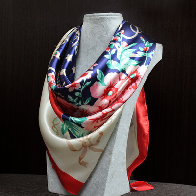 

New scarf Womens Silk Scarf Large square scarf silk scarf Neck Square scarf