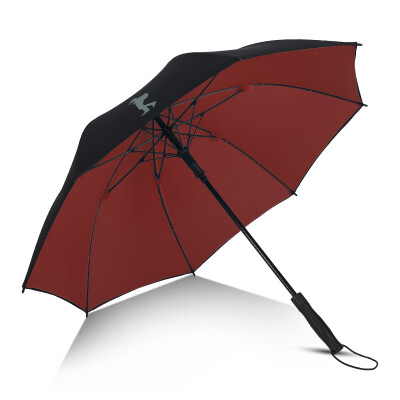 

Ying Yu Golf Straight Handle Umbrella Double Reinforced Straight Handle Umbrella Semi-automatic Men&Women Windproof Golf Long Handle Umbrella Business Advertising Umbrella C1775 Black Red