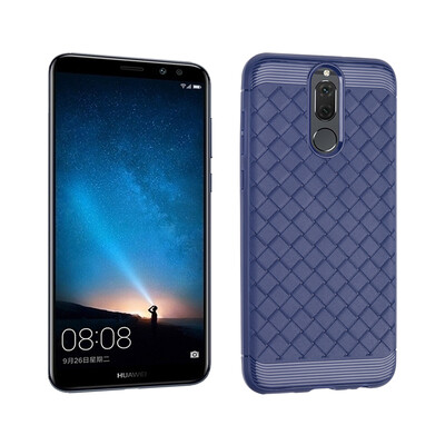 

Goowiiz Luxury Phone Case For Huawei Nova 2IMate 10 LiteG10Maimang 6 Ultra Thin Ventilation Grid Weave Soft Anti fall