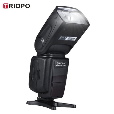 

Romacci TRIOPO G1500 24G HSS 18000s GN58 TTL Wireless Master Slave Flash Speedlite 23s Recycle Time Auto Manual Zoom for Sony A