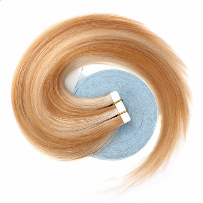 

Bhf Hair Tape Human Hair Extension 100 Brazilian Virgin Remy 7A Straight Mix Pu Tape Hair 20PcsPack 40GPack