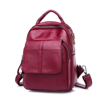 

Weis Soft Leather PU Backpack Female Backpack B-NVBM6909