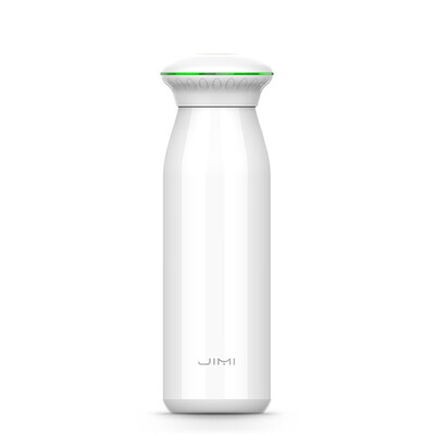 

Jimmy JIMI Smart Cup Childrens Temperature Reminder Creative Cup Display Temperature 316 Stainless Steel Creative Insulation Cooling Cup 400mlS1 Plus Gray