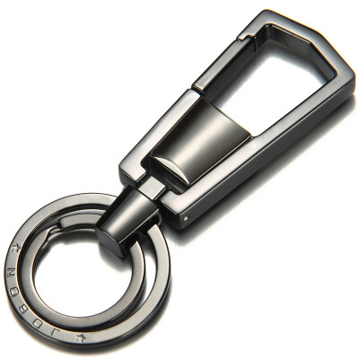 

Jingdong Supermarket] JOBON Zhongyin key chain ring car key chain chain mother ring waist hanging JP-089B black nickel