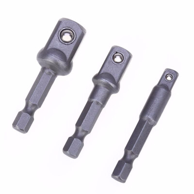 

3PCS 1 4 inch Hex Power Drill Driver Socket Bar Wrench Adapter Extension Set for Electric Screwdriver
