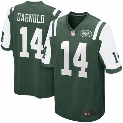 

Mens New York Jets Sam Darnold Nike White 2018 NFL Draft Pick Game Jersey