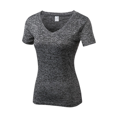 

Women Gym Yoga T-shirt Jersey Sport Suit Quickly Dry Short Running Clothes