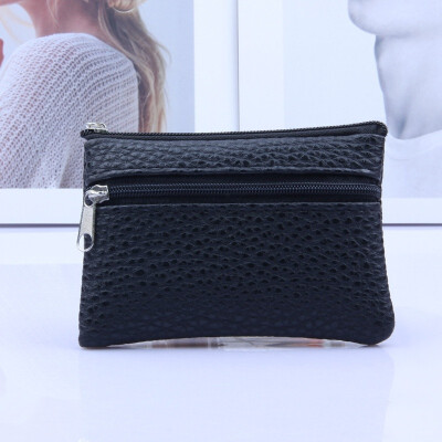 

Women Men Leather Wallet Multi Functional zipper Leather Coin Purse Card Wallet Fashion Mall
