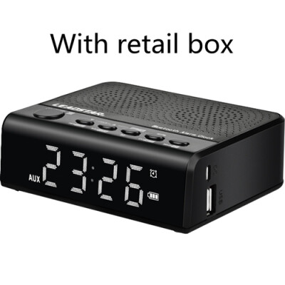 

TOPROAD Desktop Bluetooth Speaker Portable Wireless Stereo Alarm Clock Speakers Support FM Radio TF Time Display LED for Phone