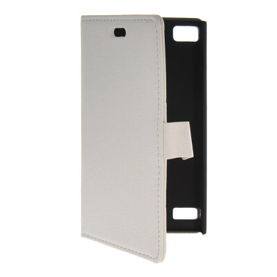 

MOONCASE Slim Leather Flip Wallet Card Pouch with Kickstand Shell Back Case Cover for BlackBerry BB Z3 White