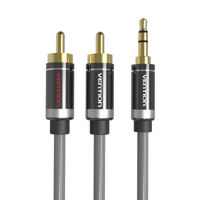

Vention high quality 35mm jack male to 2RCA male audio cable Alumium shell Double shield