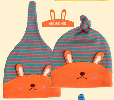 

Buebos Ninos 2015 New Autumn Winter Warm Baby Beanie Cap Soft Cotton Crochet Knit Horn Bugs Bunny Patten Hat Infant Newborn Children Toddler Cap Christmas Gift