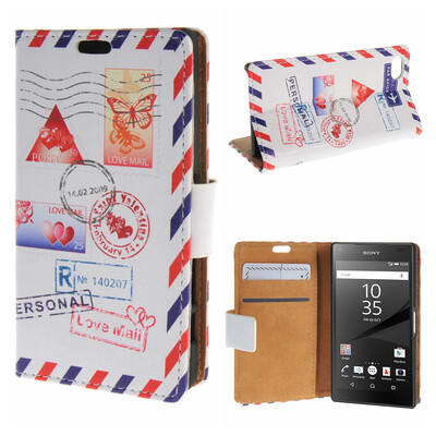 

MOONCASE Sony Xperia Z5 Compact ( Z5 Mini ) ЧЕХОЛ ДЛЯ Flip Leather Foldable Stand Feature [Pattern series] /a06