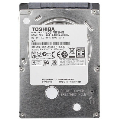 

USB TOSHIBA 500G1TB Laptop HDD Internal Notebook Hard Disk Drive 7mm 5400RPM 25-inch SATA 6Gbs 8MB Cache MQ01ABF050 Hard Drive