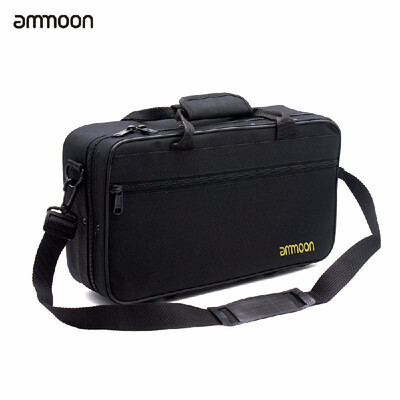 

ammoon Clarinet Case Gig Bag Backpack Box Water-resistant 600D Foam Cotton Padding with Adjustable Single Shoulder Strap