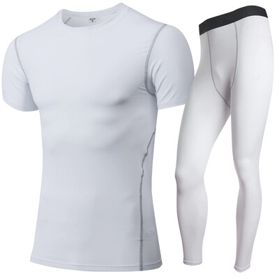 

Quick Dry MenS Sportswear Gym Running Set Short T-Shirt Shorts Sport Suit