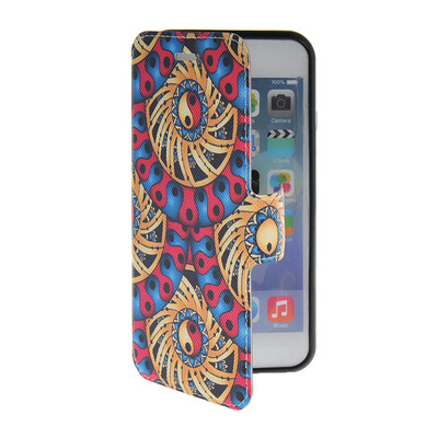 

MOONCASE Cute Pattern Leather Side Flip Wallet Card Slot Pouch Stand Shell Back ЧЕХОЛ ДЛЯ Apple iPhone 6 ( 4.7 inch )