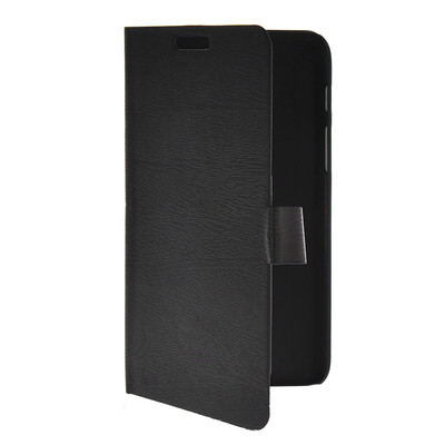 

MOONCASE Slim Leather Flip Wallet Card Pouch with Kickstand Shell Back Case Cover for Samsung Galaxy Tab Q T2558 Black
