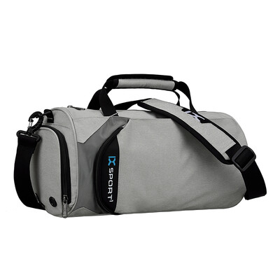 

IX Fitness Bag Sports Bag Bucket Bag Portable Yoga Bag Sports Fitness Shoulder Bag Shoes Bag 8036 Standard Edition Blue