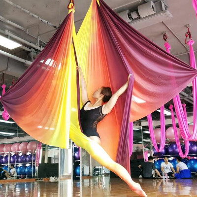 

Tie Dye Aerial Silk Yoga Flying Swing Hammock Fabric