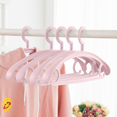 

Many beautiful recall 10 Pack European multi-function thick wide shoulders no trace hanger rack hanger clothes rack anti-skid clothes hanging solid plastic clothes hanging rotatable clothes supporting European powder
