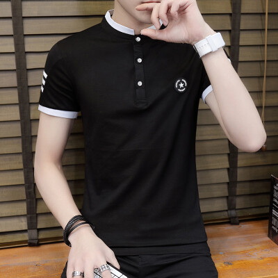 

DaMaiZhang Brand Clothing New Mens Polo Shirt Men Short Sleeve Cotton Shirt Polos tshirt Business Casual Top Tee