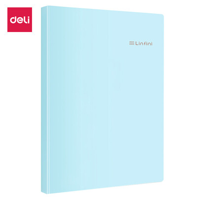 

Deli deli music series 20 pages A4 insert bag information book file folder folder student paper storage bag mint green single only 72411