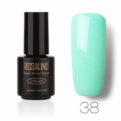 

ROSALIND Gel 1 Black Bottle 7ML Pure Color 58 Colors 01-58 Gel Nail Polish Soak Off Nail Art Semi-Premanent UV LED Gel Lacquer