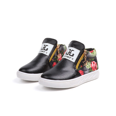 

Fashion Floral kids Boots Shoes For Girls Sneakers Flat With Casual Childrens Kids Boots Little Girls Baby Toddler Boots Shoes