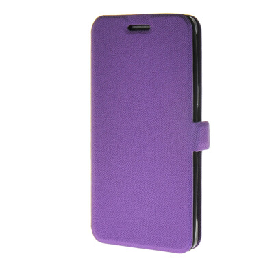 

MOONCASE Cross pattern Flip Pouch Leather Wallet Slim Stand чехол для Samsung Galaxy A5 Purple