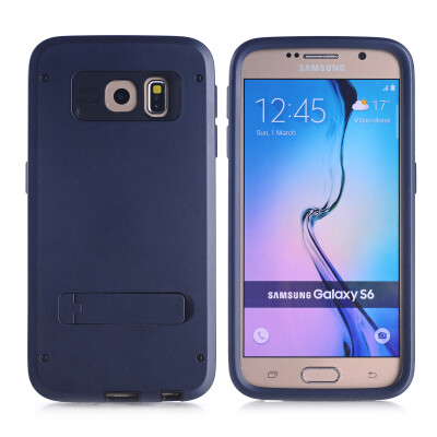 

MOONCASE Hybrid Kickstand PC+TPU Protection Shell 3 in 1 Case Cover for Samsung Galaxy S6