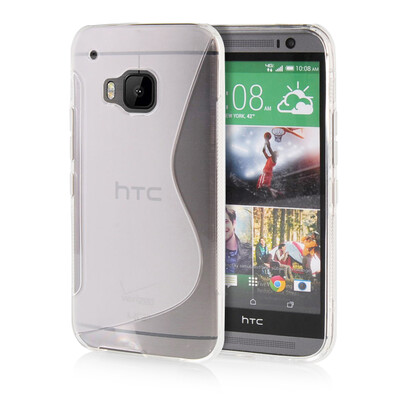 

MOONCASE S - Line Soft Flexible Silicone Gel TPU Skin Shell Back ЧЕХОЛ ДЛЯ HTC One M9 Clear
