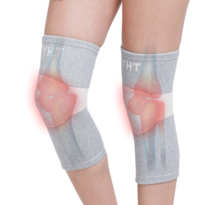 

Tianyi Huatai Apocynum self-heating knee knee spring&summer thin men&women breathable knee pads warm arthritis light gray