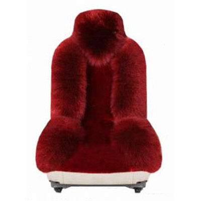 

1PCS Side Long Wool Front Universal Car Seat Covers Australian Pure Natural Fur Seat CoverSuper Warm Winter Car Cushion WSC_02