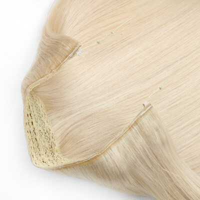 

BHF hair virgin brazilian hair flip in halo human hair extensions on wire