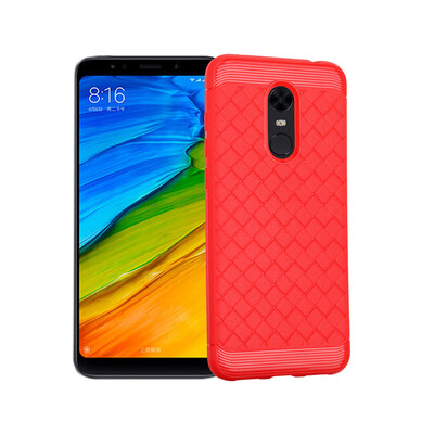

Goowiiz Luxury Phone Case For Xiaomi Redmi 55 Plus Ultra Thin Ventilation Grid Weave Soft Anti fall Full Protective
