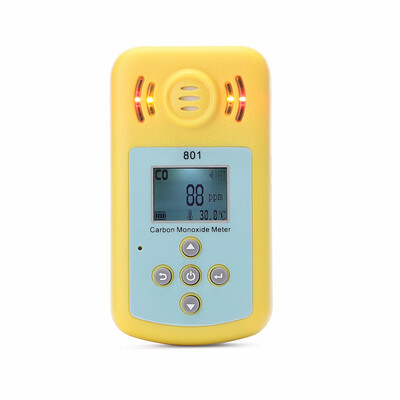 

CO Carbon Monoxide Detector Alarm Sensor Smart Digital Sound&Light Vibration Warning LCD Display Gas Detector Sensor