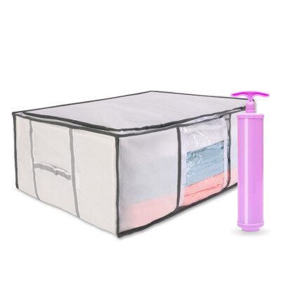 

Too storage box vacuum compression storage box with cover extra large wardrobe bed bottom quilt storage box to send pump