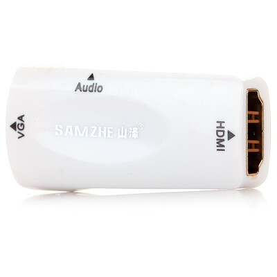 

Shanze (SAMZHE) ZJT-710 HDMI для VGA женской головы мастера-передачи HD аудио версии белых позолоченного