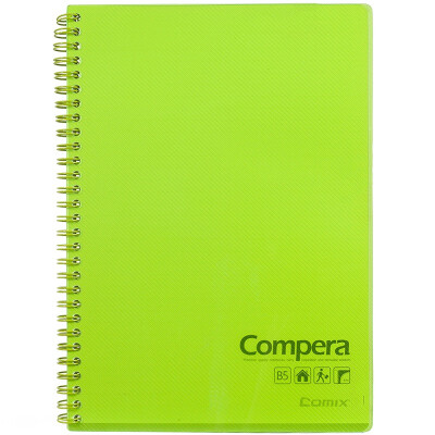 

Together COMIX CPB5801 Compera double helix PP noodles notepad B5 80 pages through green