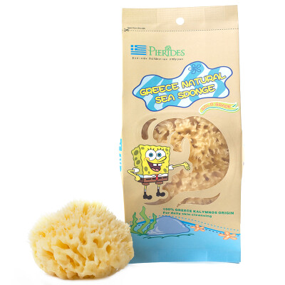 

Pierides Natural Sponges Greek imported Bath Sponge Skin Polishing Sponges/Mats Honeycomb