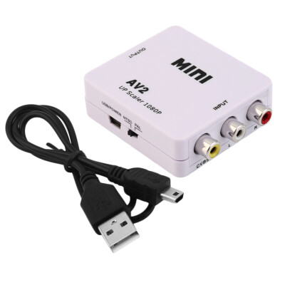 

Composite AV CVBS 3RCA to HDMI Video Converter Adapter 720p 1080p Full HD