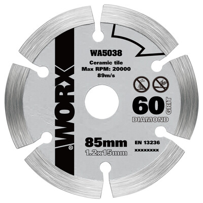 

Кеши (WORX) WA5038 85мм пильный диск алмазный пильный диск
