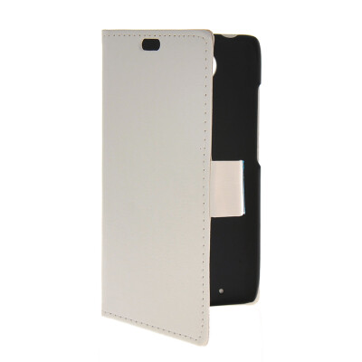 

MOONCASE Slim Leather Side Flip Card Slot Pouch Stand Shell Back ЧЕХОЛ ДЛЯ Motorola Moto Droid Turbo XT1254 White