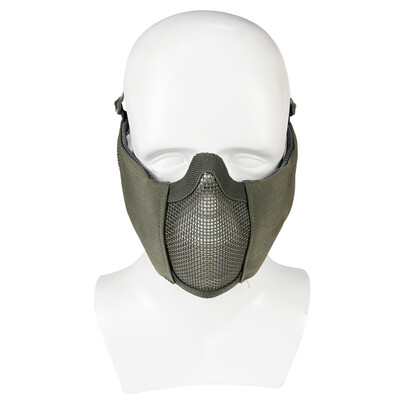 

Tactifans Тактическая складная сетчатая маска с защитой ушей для Airsoft Paintball Регулируемый эластичный ремень для шлема для охоты