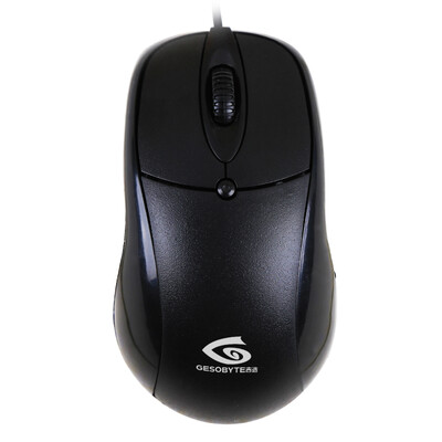 

GESOBYTE M200 USB Office Wired Mouse Black Ten Pack
