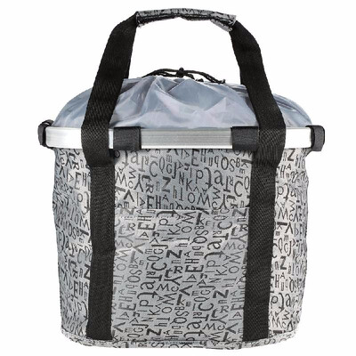 

Bicycle Bike Detachable Cycle Front Canvas Basket Carrier Bag Pet Carrier Aluminum Alloy Frame Pet Carrier