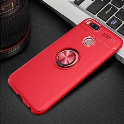 

Xiaomi 5X роскошь металлическое кольцо, магнитные брекет - shockproof охлаждения тпу телефон дел
