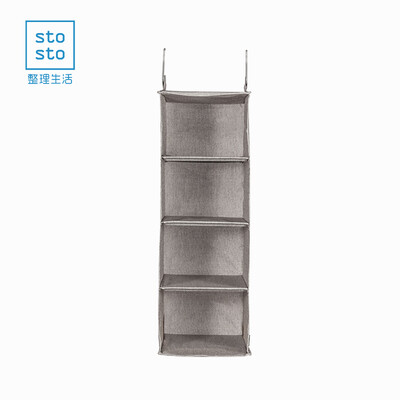 

Finishing life stosto fabric storage hanging bag foldable storage clothing sorting bag standard section 4