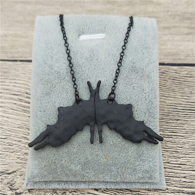 

New Rorschach Inkbolt Test Card Psychology Necklace Graduation Gift Science Jewelry Psychology Jewelry